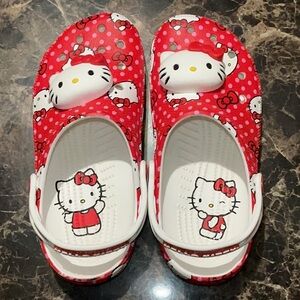 Hello Kitty Red Clogs